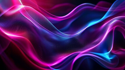Obraz premium abstract futuristic ui background design with glowing neon lines and colorfully design