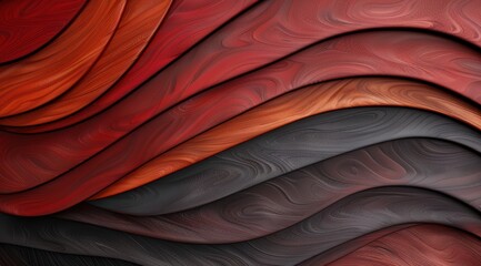 Obraz premium abstract swirling patterns in warm tones