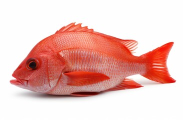 Fototapeta premium Vibrant red tropical fish