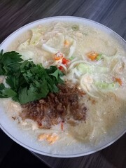 Bakmi Jawa Pak Rebo in Yogyakarta, Indonesia 

Noodle Shop Javanese Food 