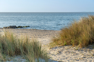 Strandstimmung im Ostseebad Grömitz, Schleswig-Holstein