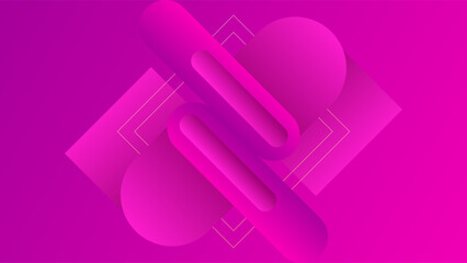 ABSTRACT PINK MAGENTA GRADIENT BACKGROUND SMOOTH LIQUID COLORFUL DESIGN WITH GEOMETRIC SHAPES VECTOR TEMPLATE GOOD FOR MODERN WEBSITE, WALLPAPER, COVER DESIGN 