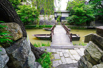 八幡堀沿いの瓦ミュージアム（滋賀県近江八幡市）
