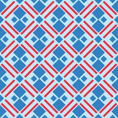 Geometric diamond shape vector seamless pattern design