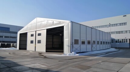 Naklejka premium Empty warehouse