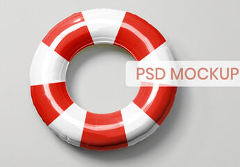 Swim Ring Mockup With Generative AI