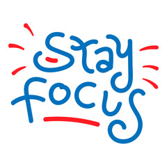 Vector typography of the words 