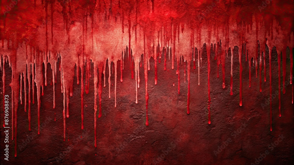 Poster Crimson grunge dripping paint abstract texture, artsy, vibrant, background, messy, creative, vibrant, colorful, artistic, texture