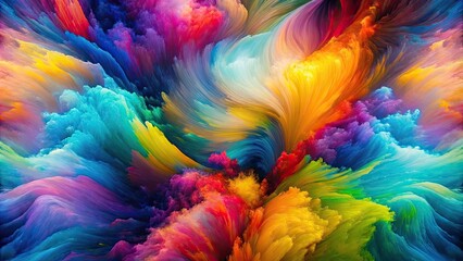 Vibrant abstract art with muted backgrounds in focus , vibrant, abstract, art, muted, backgrounds, focus