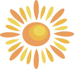 Yellow Sunflower Illustration
