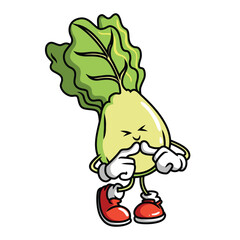 Cute Cabbage Cartoon