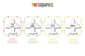 Infographic Timeline Airplane 5