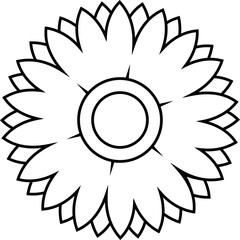 Line Sunflower