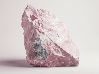 Fototapeta premium Mineral stone isolated on a white background