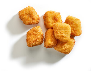 fried fish fillet nuggets