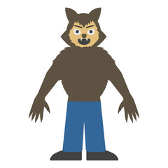 Cute Werewolf Character