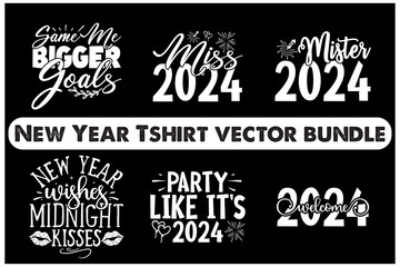 Countdown to New Year T-Shirt | Stylish Vector Art for New Year’s Celebration