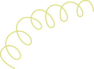 Curved Line Abstract Doodle