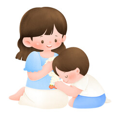 Happy Mother's day, paying respect to mom