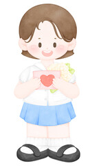 Happy Mother's day. Thai Student Girl