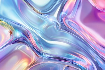 Fototapeta premium Colorful gradient backdrop with shiny glassy appearance Contemporary innovative and smooth