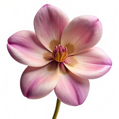 Fototapeta premium Realistic High Quality Beautiful Flower Isolated on White Background