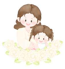Mother's day and Jasmine flower wreath