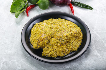 Indian cuisine - pork masala sauce