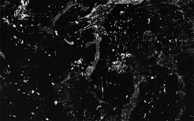 Abstract vintage black and white splated background. Black paint splashes texture design vector illustration.