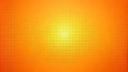 Abstract Halftone Pattern. Orange Color. Modern Background.