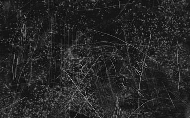 Abstract elegant dark black background vector illustration with vintage distressed grunge texture and white charcoal color paint. Splash particle white fire effect backdrop.