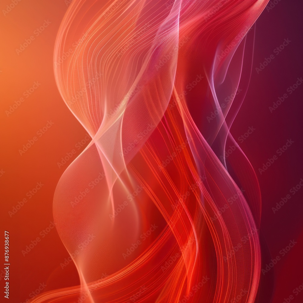 Poster vibrant abstract background with swirling red and pink lines, creating a dynamic and energetic visua