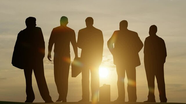 An elite corporate team that has reached the pinnacle of life