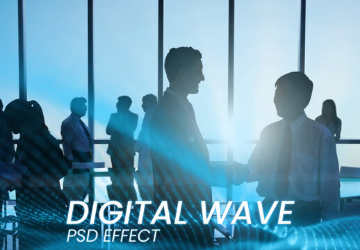 Digital Wave PSD Effect
