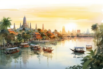 Fototapeta premium Landscape sunlight outdoors vehicle.