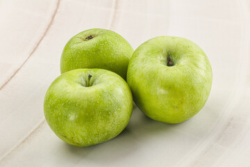 Sweet and juicy green apple