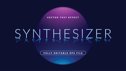 Modern Futuristic Editable Text Effect