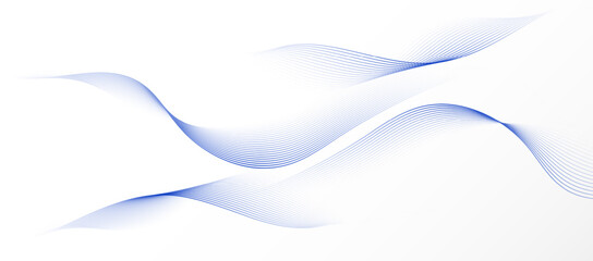 Abstract white background with smooth lines. Dynamic waves. vector illustration.