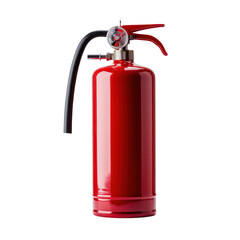 Fire extinguisher isolate on transparent png.