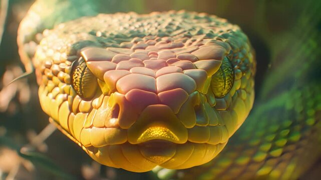Viper snake, Dangerous to humans and animals, causing death from poisonous water	