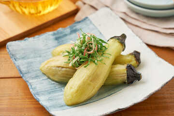 茄子の翡翠煮