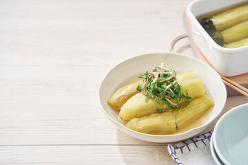 茄子の翡翠煮