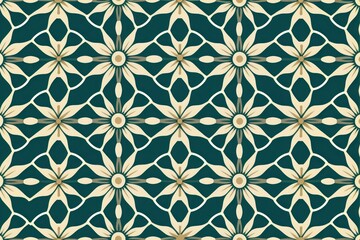 Geometric thai jasmine pattern backgrounds shape tile.