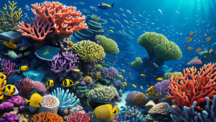 Deep Sea Coral View