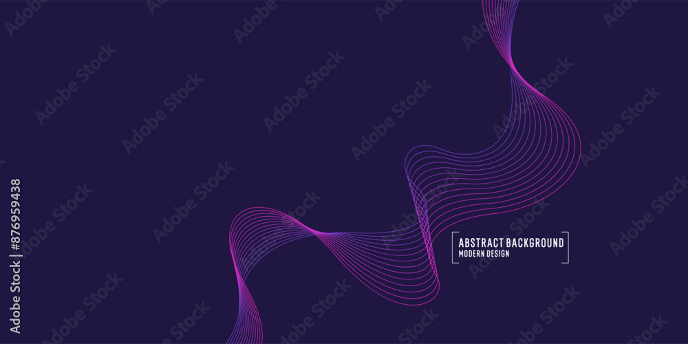 Poster beautiful background with flowing lines. abstract elegant lines. the flow movement. vector illustrat
