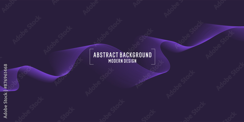 Poster beautiful background with flowing lines. abstract elegant lines. the flow movement. vector illustrat