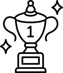 Obraz premium Trophy icon
