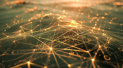 world connected by copper lines 