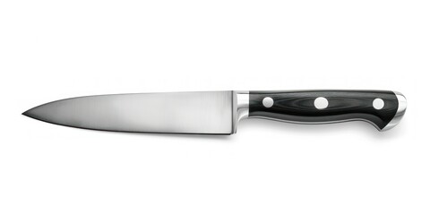Chef's Knife on White Background