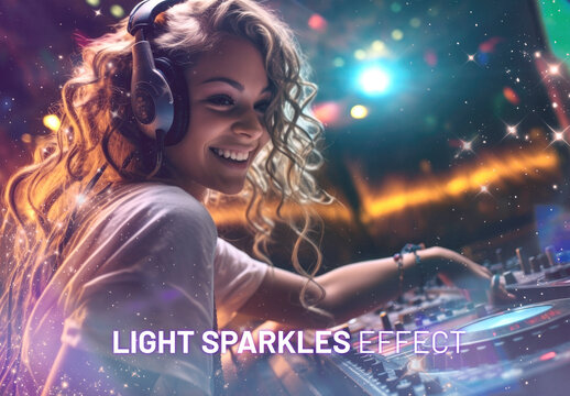 Light Sparkles PSD Effect